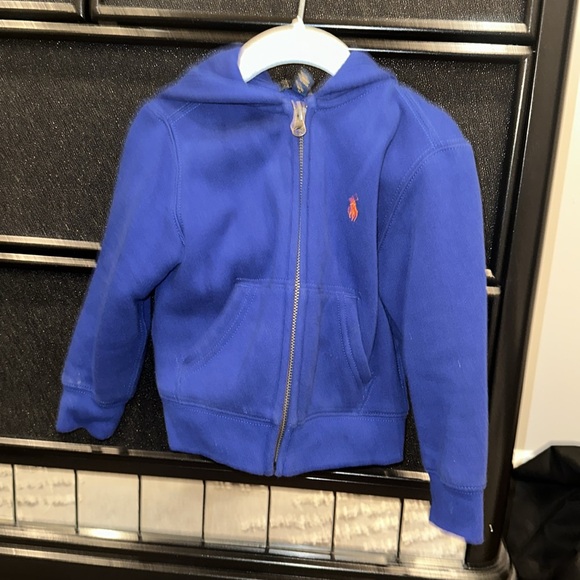 BOYS POLO RALPH LAUREN ZIP UP HOODIE - Picture 2 of 5